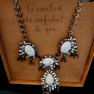 Chloe & Isabel Aventine Howlite Statement necklace